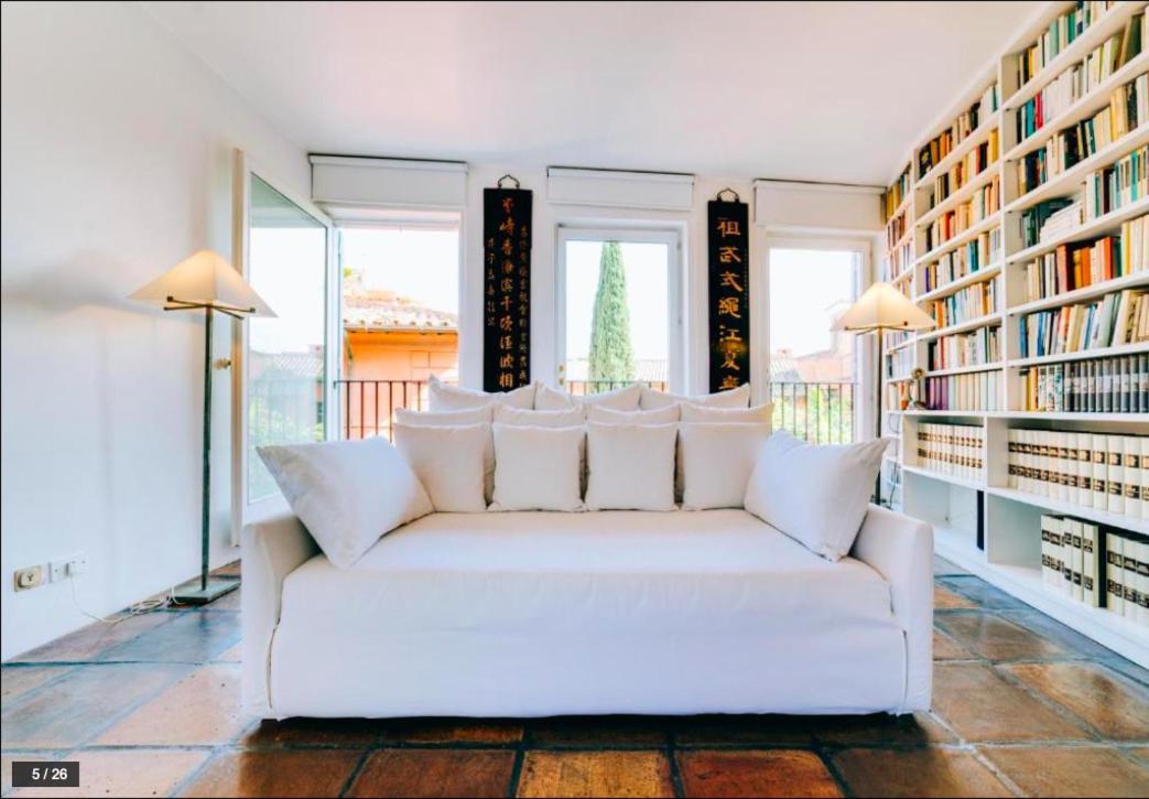 Luxury Art Apartment In Trastevere With Terrace Rzym Zewnętrze zdjęcie