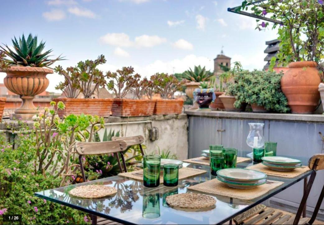 Luxury Art Apartment In Trastevere With Terrace Rzym Zewnętrze zdjęcie