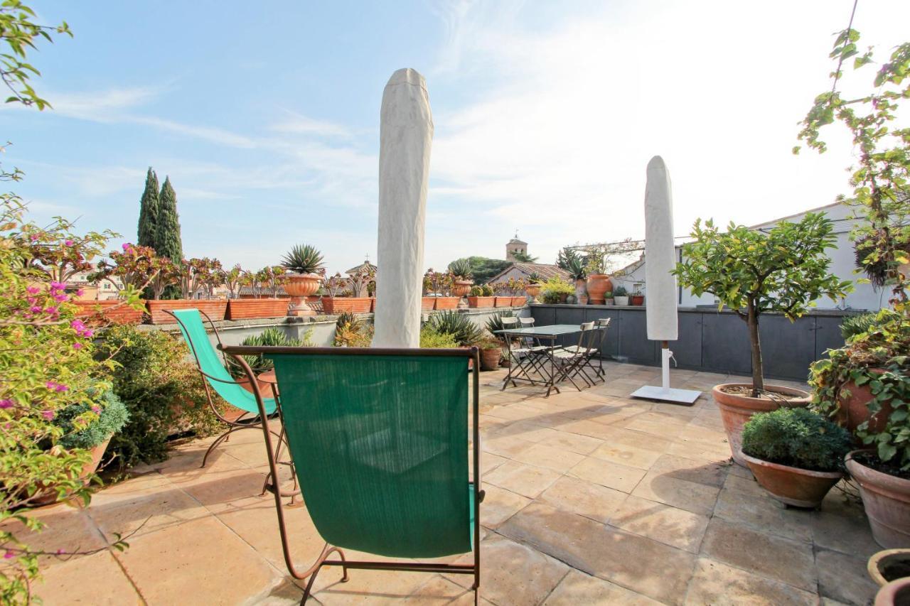 Luxury Art Apartment In Trastevere With Terrace Rzym Zewnętrze zdjęcie