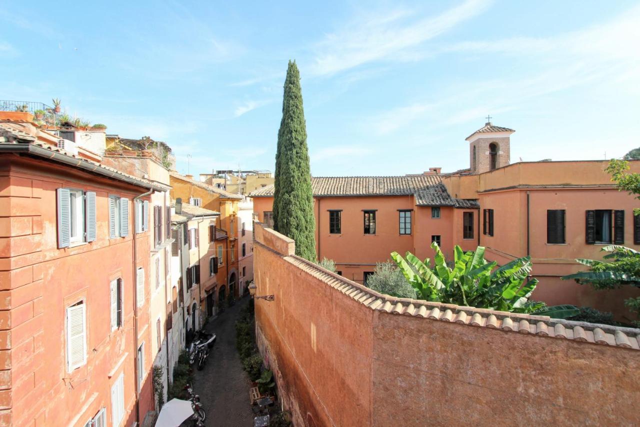 Luxury Art Apartment In Trastevere With Terrace Rzym Zewnętrze zdjęcie