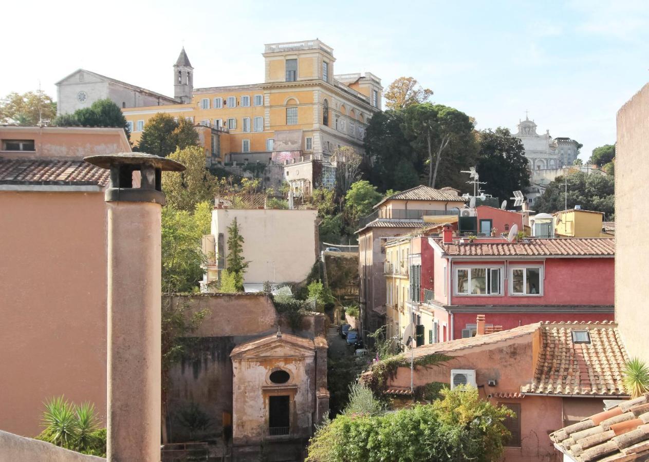 Luxury Art Apartment In Trastevere With Terrace Rzym Zewnętrze zdjęcie